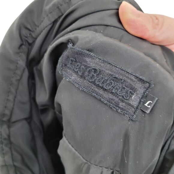 Trendy Black Winter Jacket With Furry Hoodie Size: Large - Picture 13 of 14